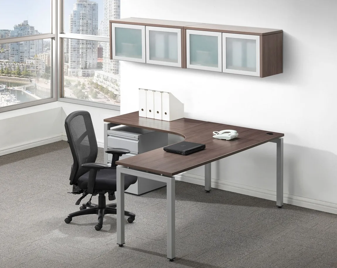 72 x 78 L Shaped Computer Desk- Left Return