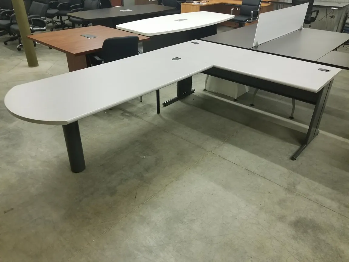 Large L Shape Desk Workstation