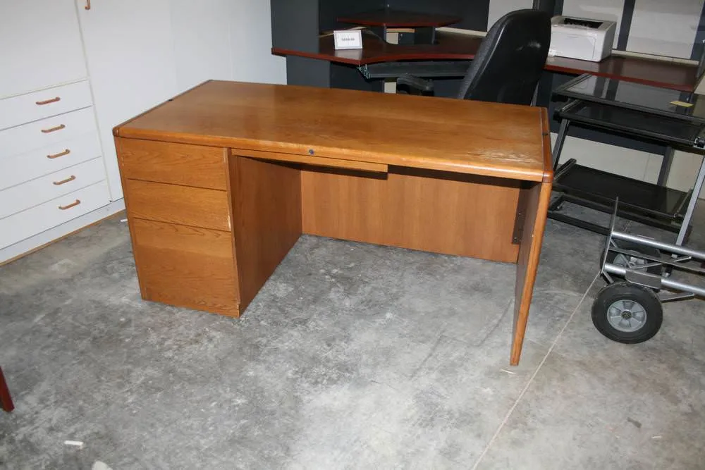 Solid Wood Oak Desk