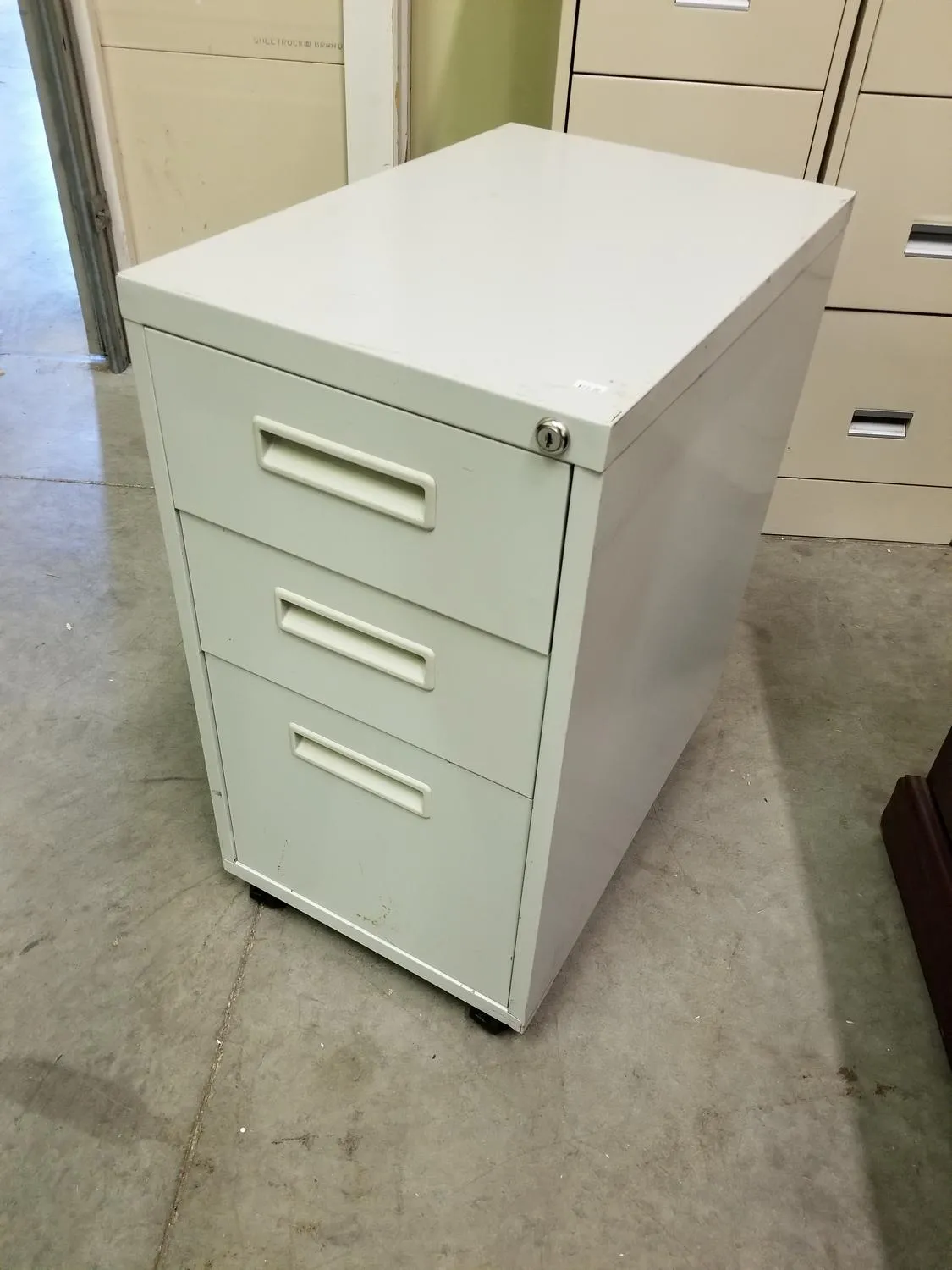 3 Drawer Rolling Pedestal Desk Drawer
