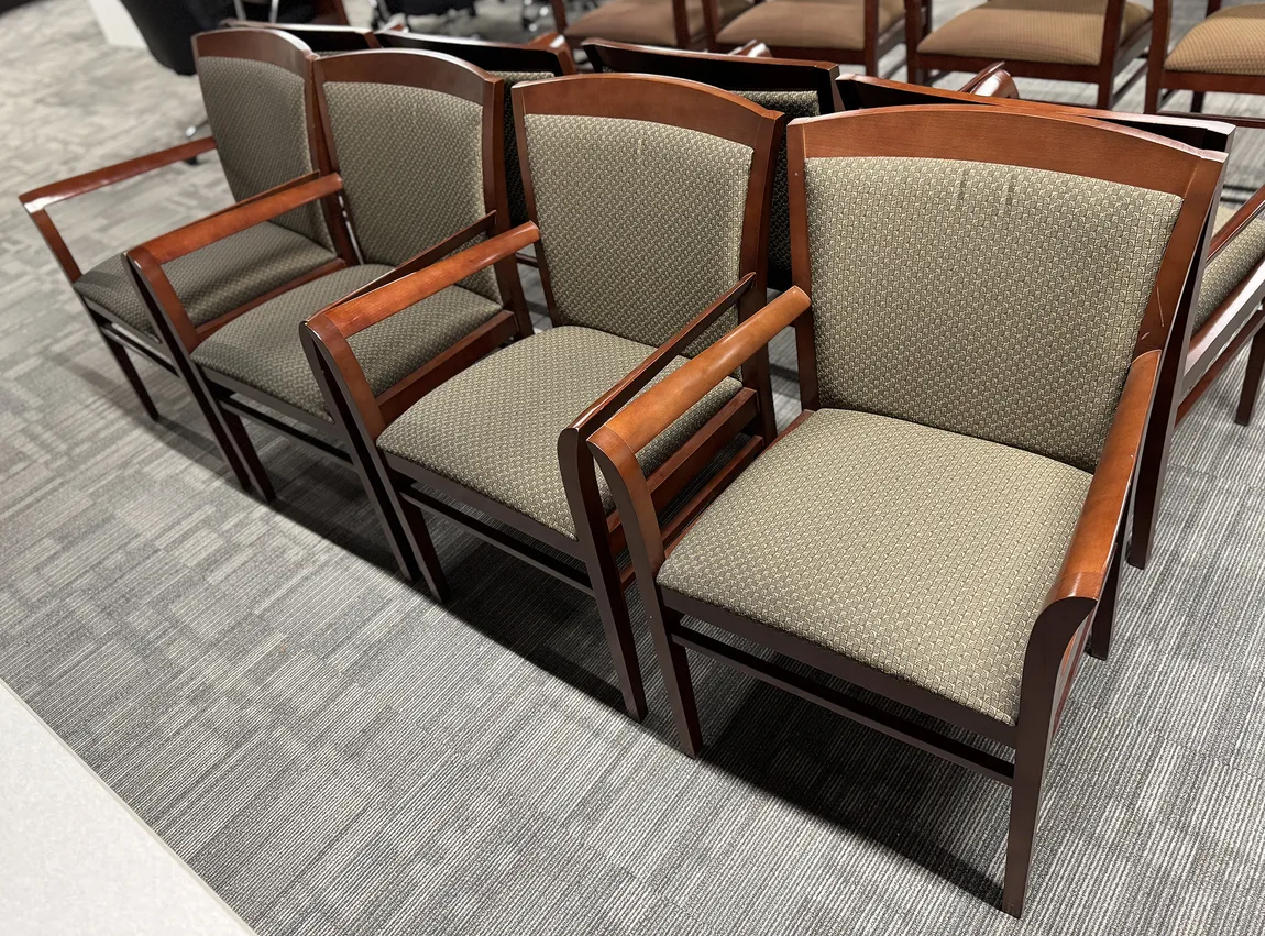 Upholstered Wooden Chair