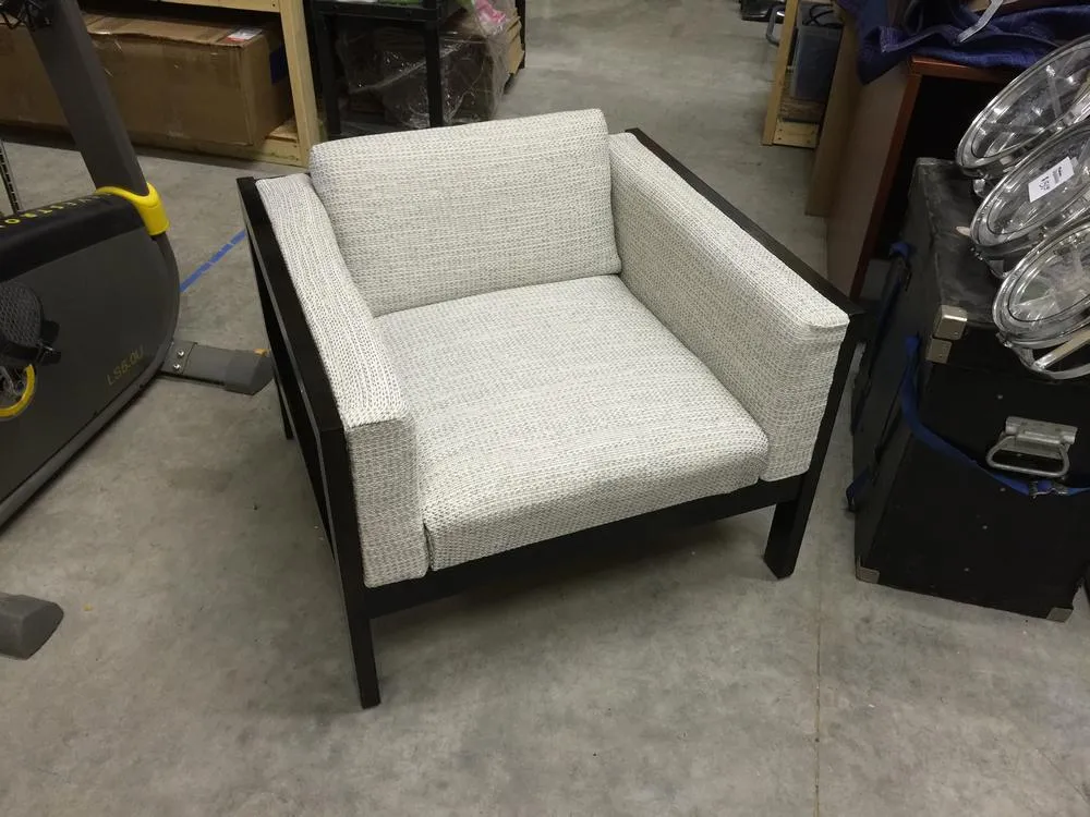 Refinished Ebony Business Guest Waiting Room Chairs