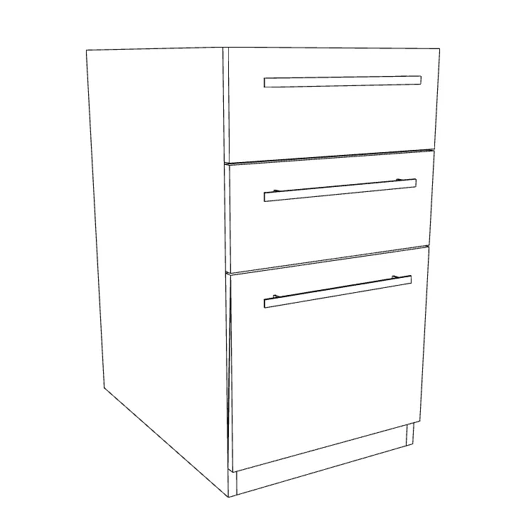 Cherryman 3 Drawer Pedestal