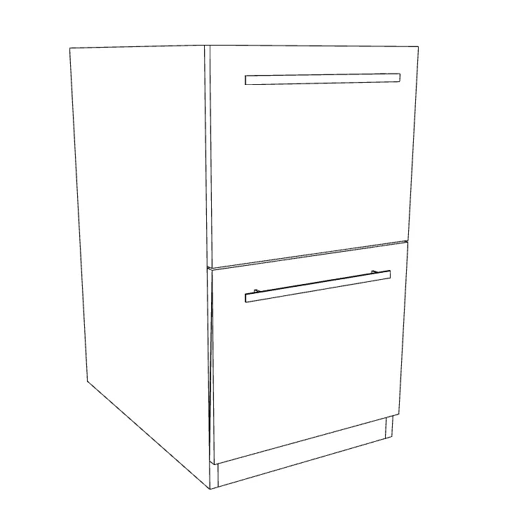 Cherryman 2 Drawer Pedestal