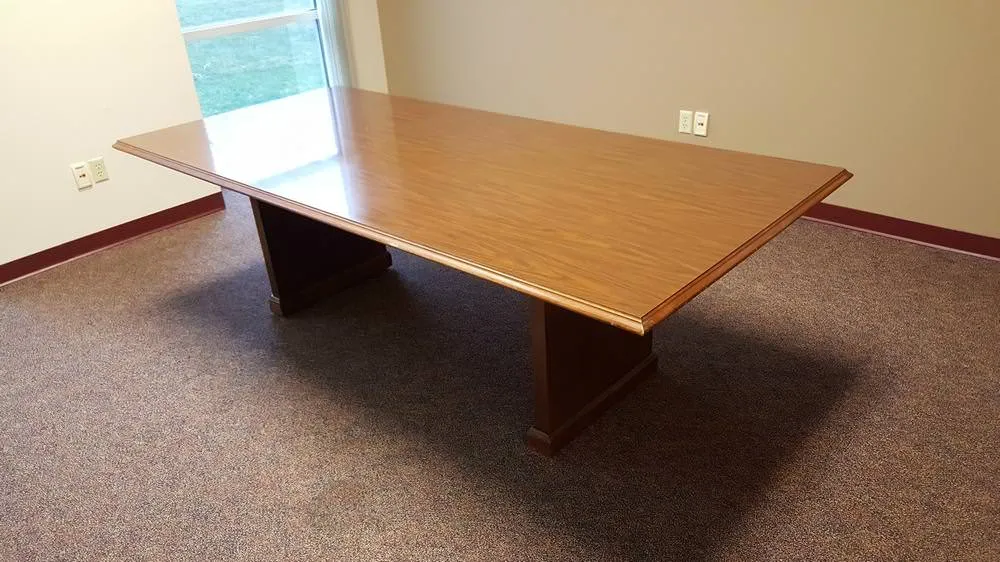 Golden Oak Laminate 7FT Conference Table