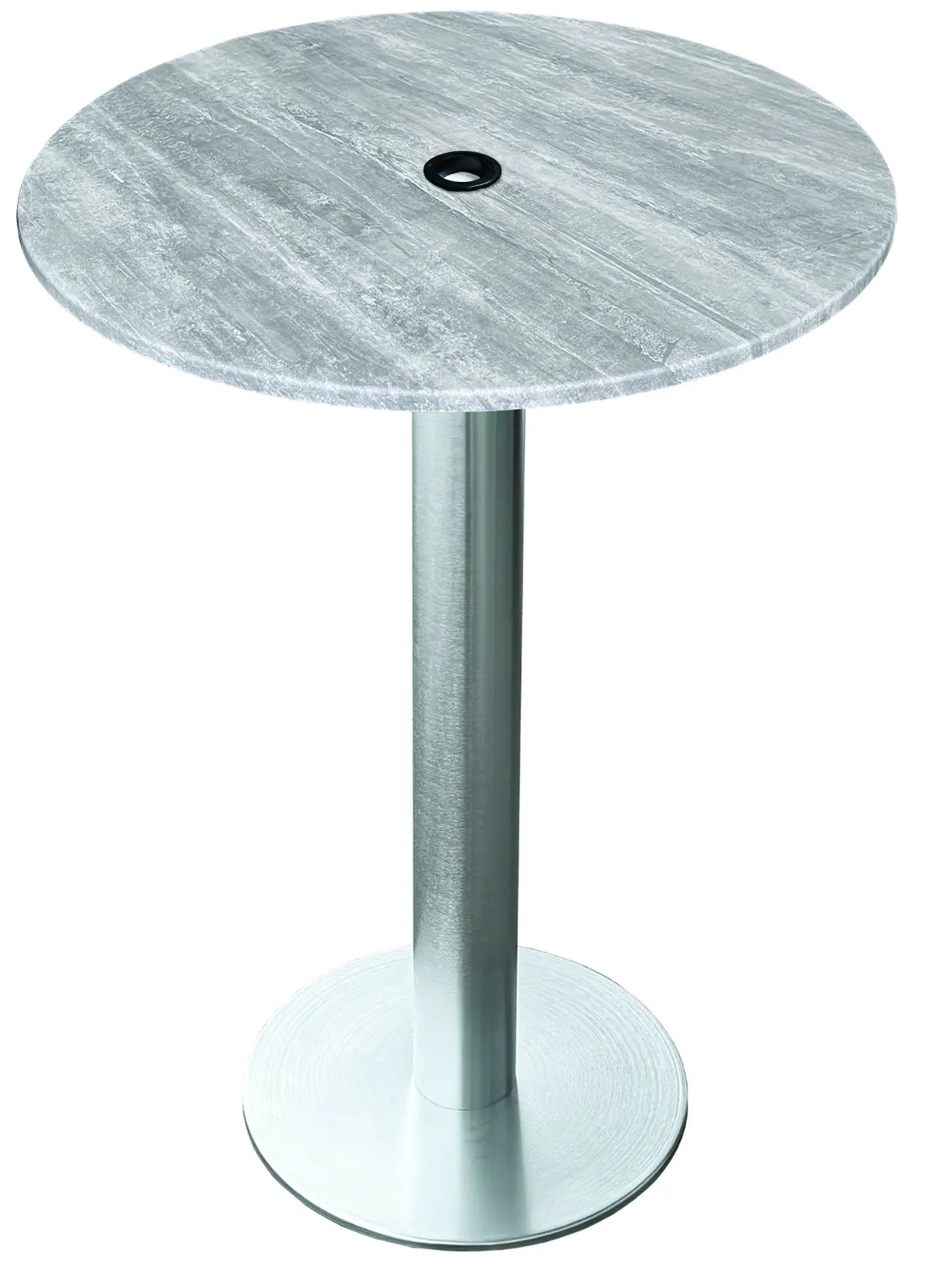Round Outdoor Bar Height Table