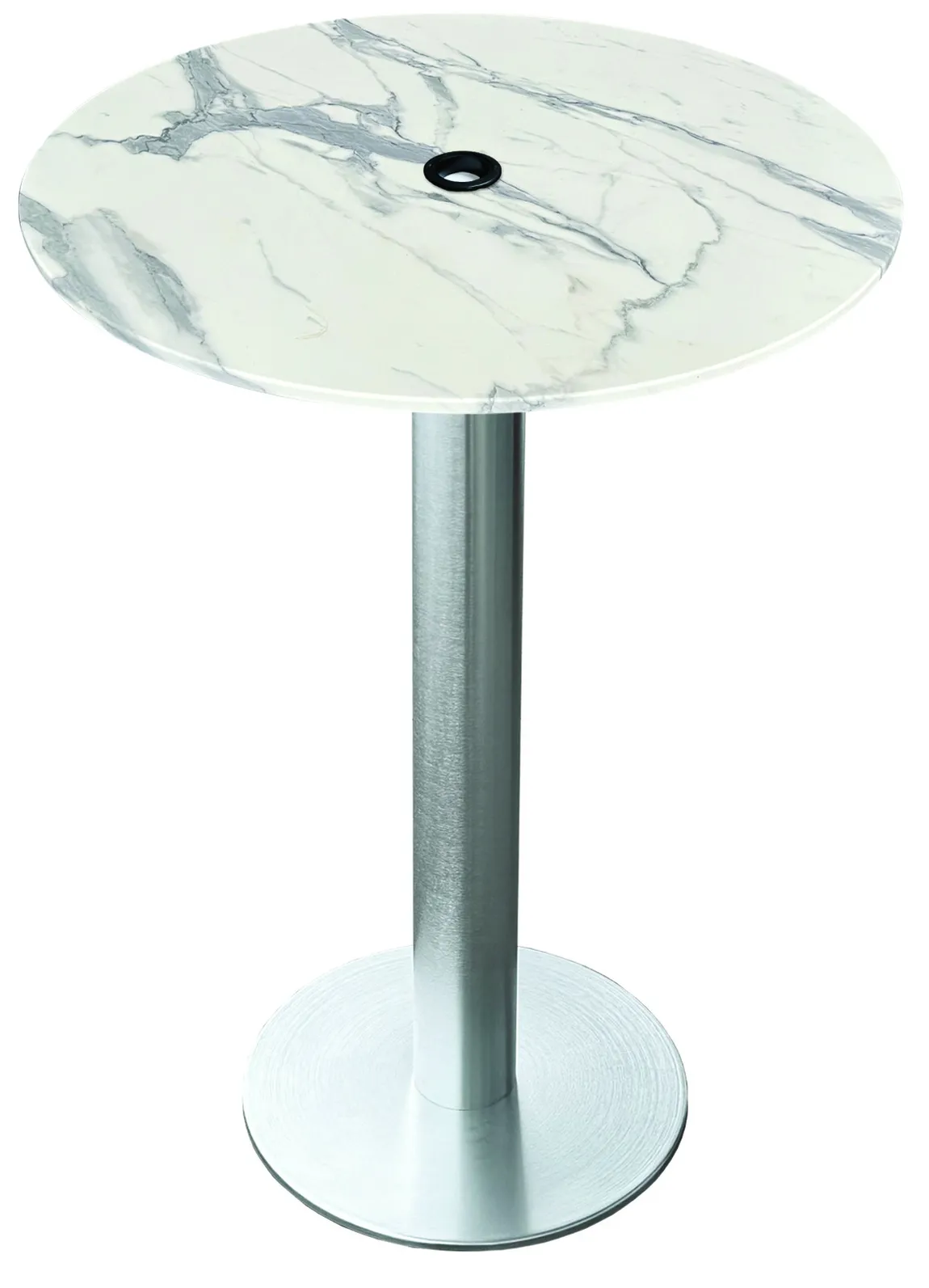 Round Outdoor Bar Height Table