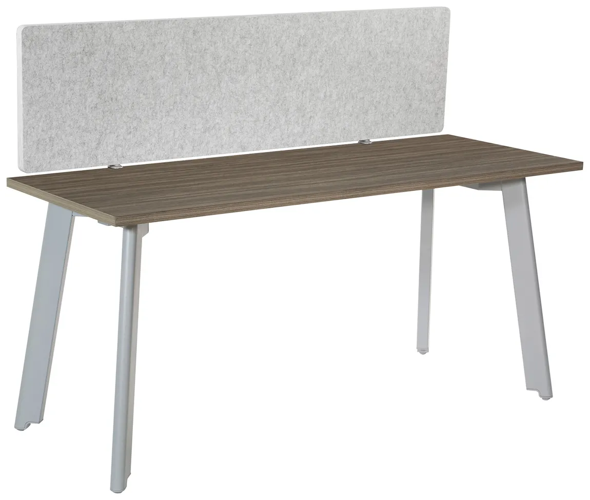 Small Desk with Privacy Panel