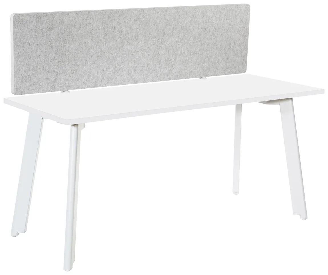 Small Desk with Privacy Panel