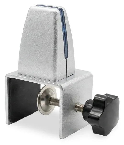 small cubicle top clamp mount bracket for plexiglass acrylic panels 3