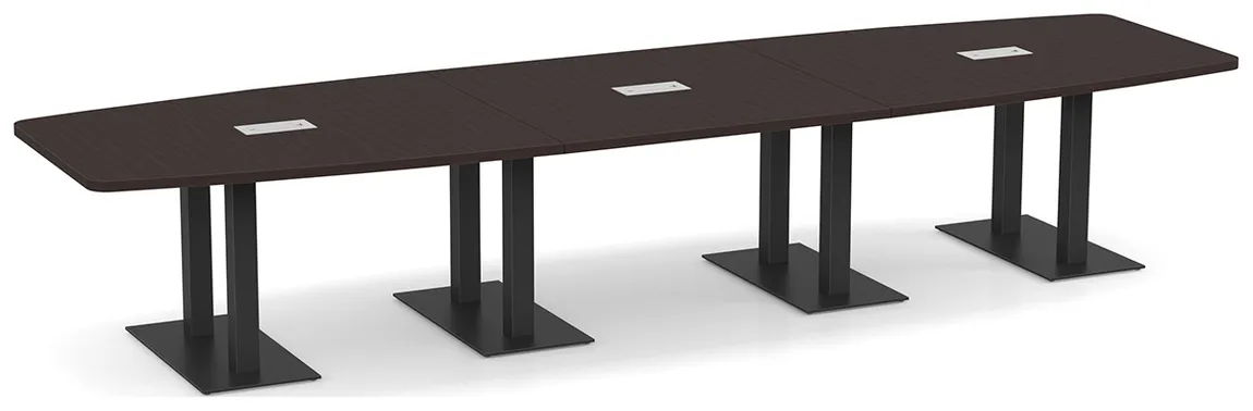 Modern Boat Shaped Conference Table