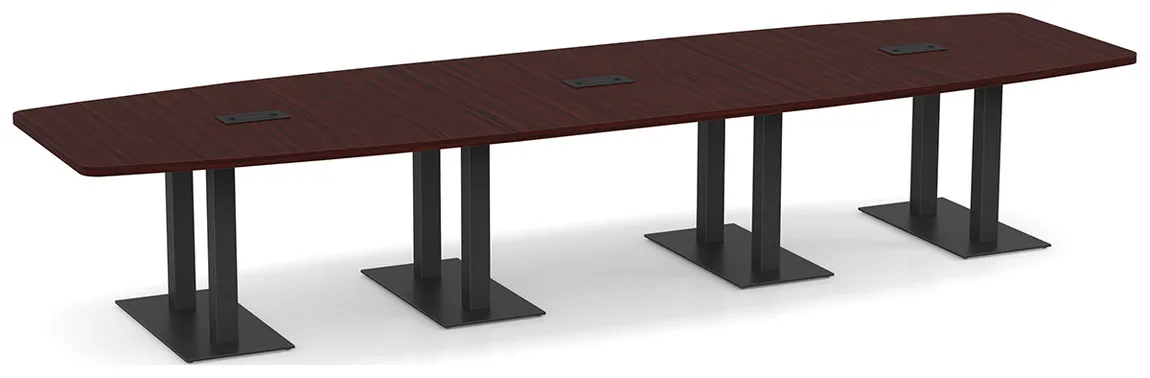 Modern Boat Shaped Conference Table