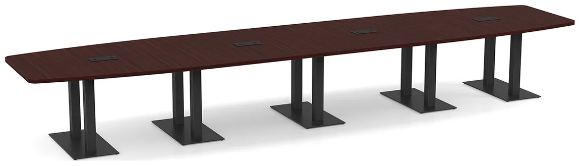 Modern Boat Shaped Conference Table