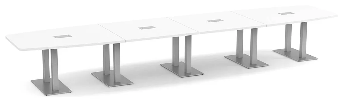 Modern Boat Shaped Conference Table