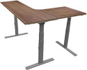 Adjustable Height L Shaped Desk