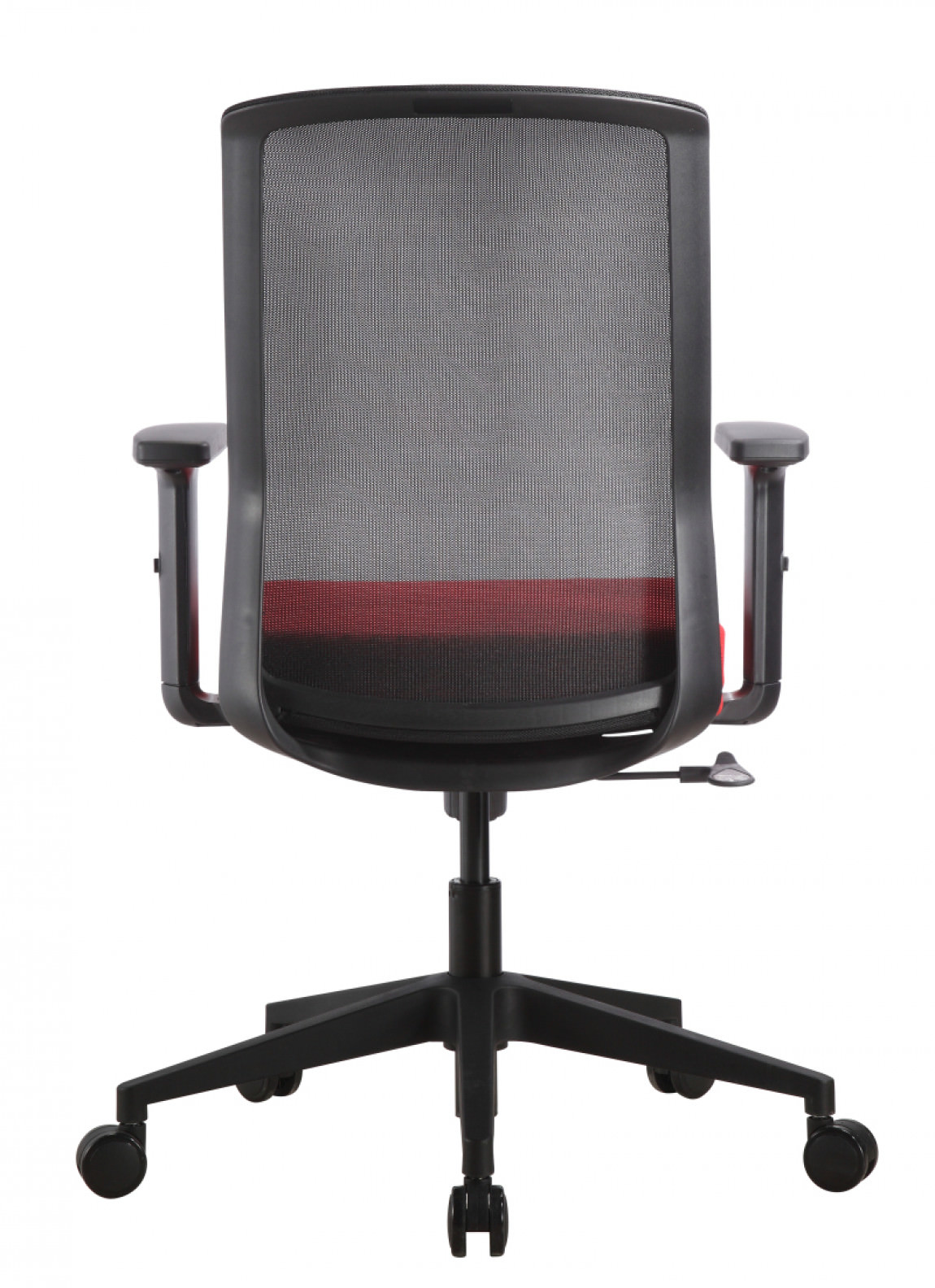 Mesh Back Task Chair with Red Seat Cover