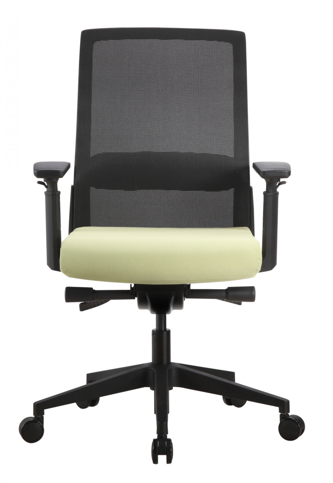 Mesh Back Task Chair with Green Seat Cover