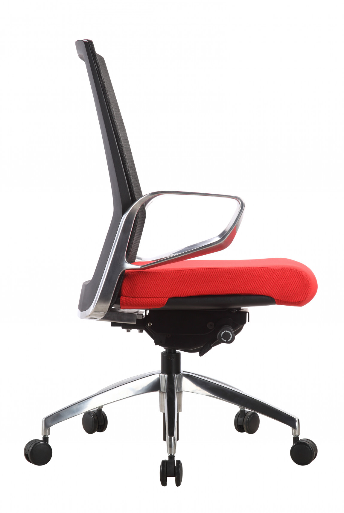 Executive Task Chair with Red Seat Cover