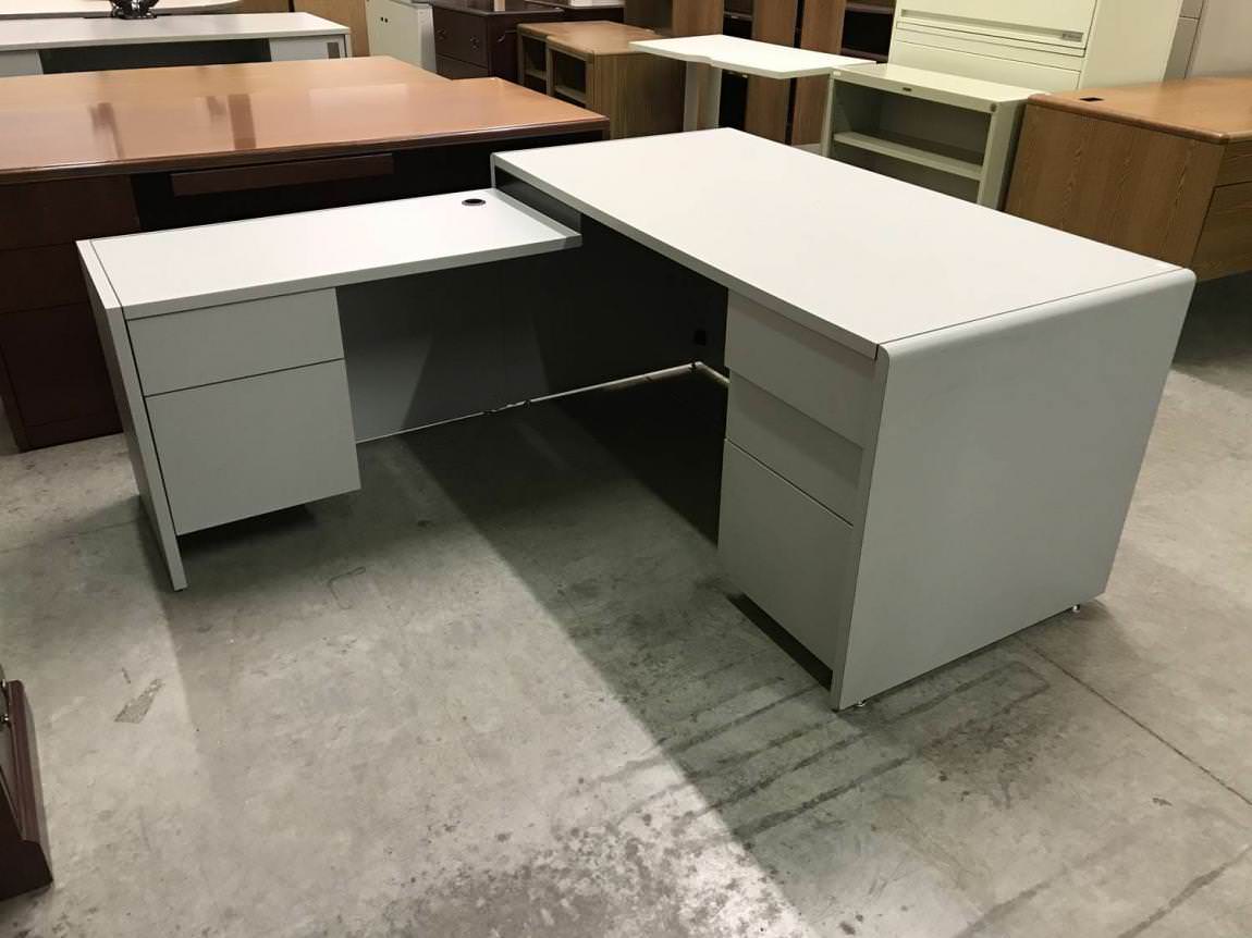 L Shaped Laminate Desk