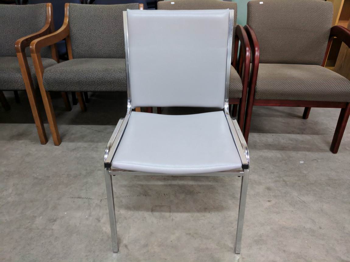 Gray Stacking Guest Chair