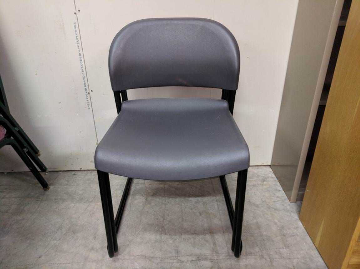Hon Gray Stacking Guest Chairs