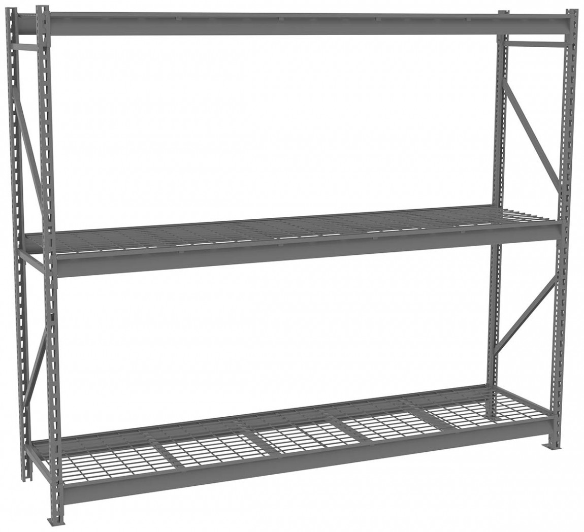 Medium Grey Large Wire Rack Shelving | Bulk by Tennsco