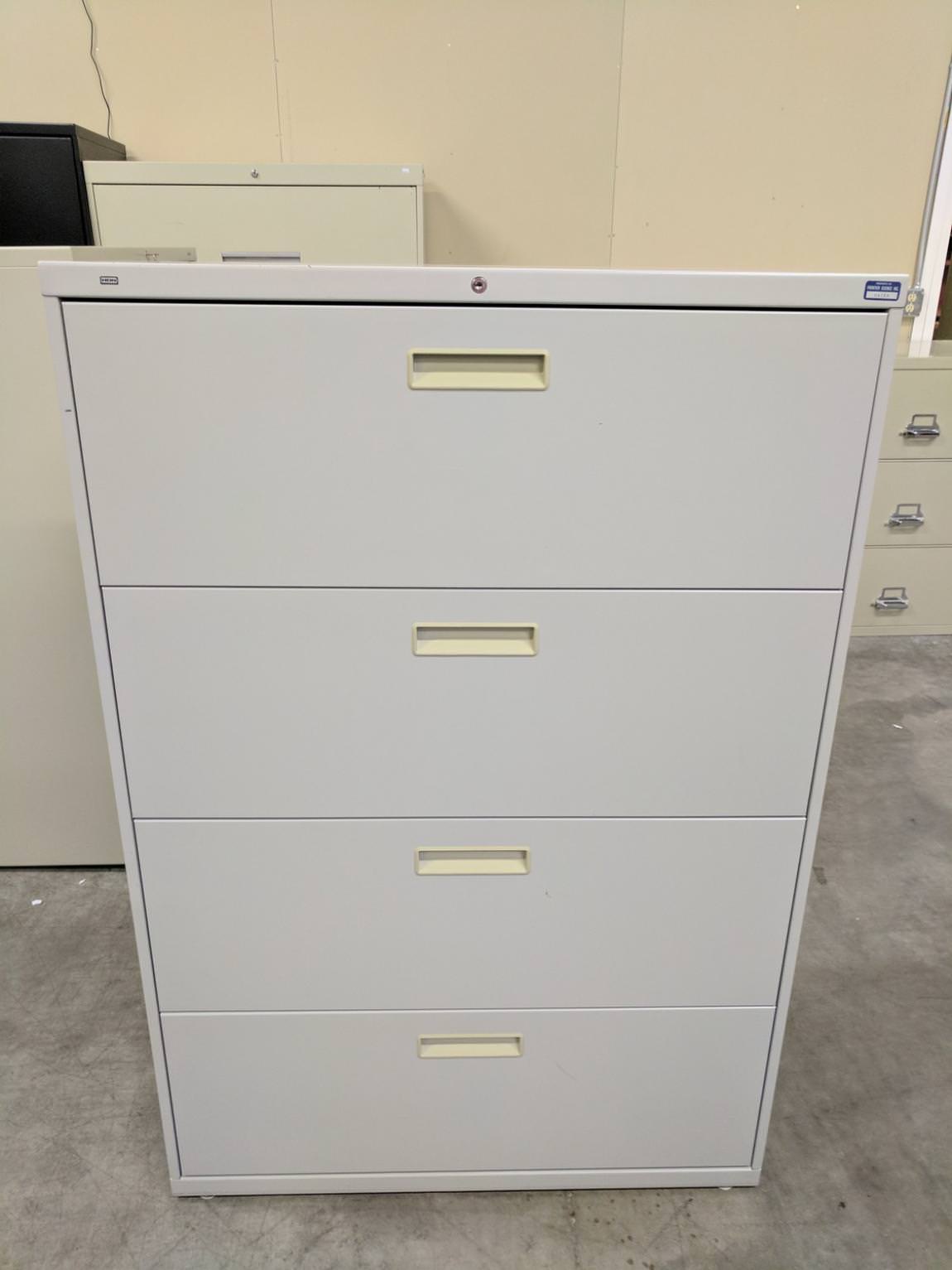 Putty HON 4 Drawer Lateral File Cabinet