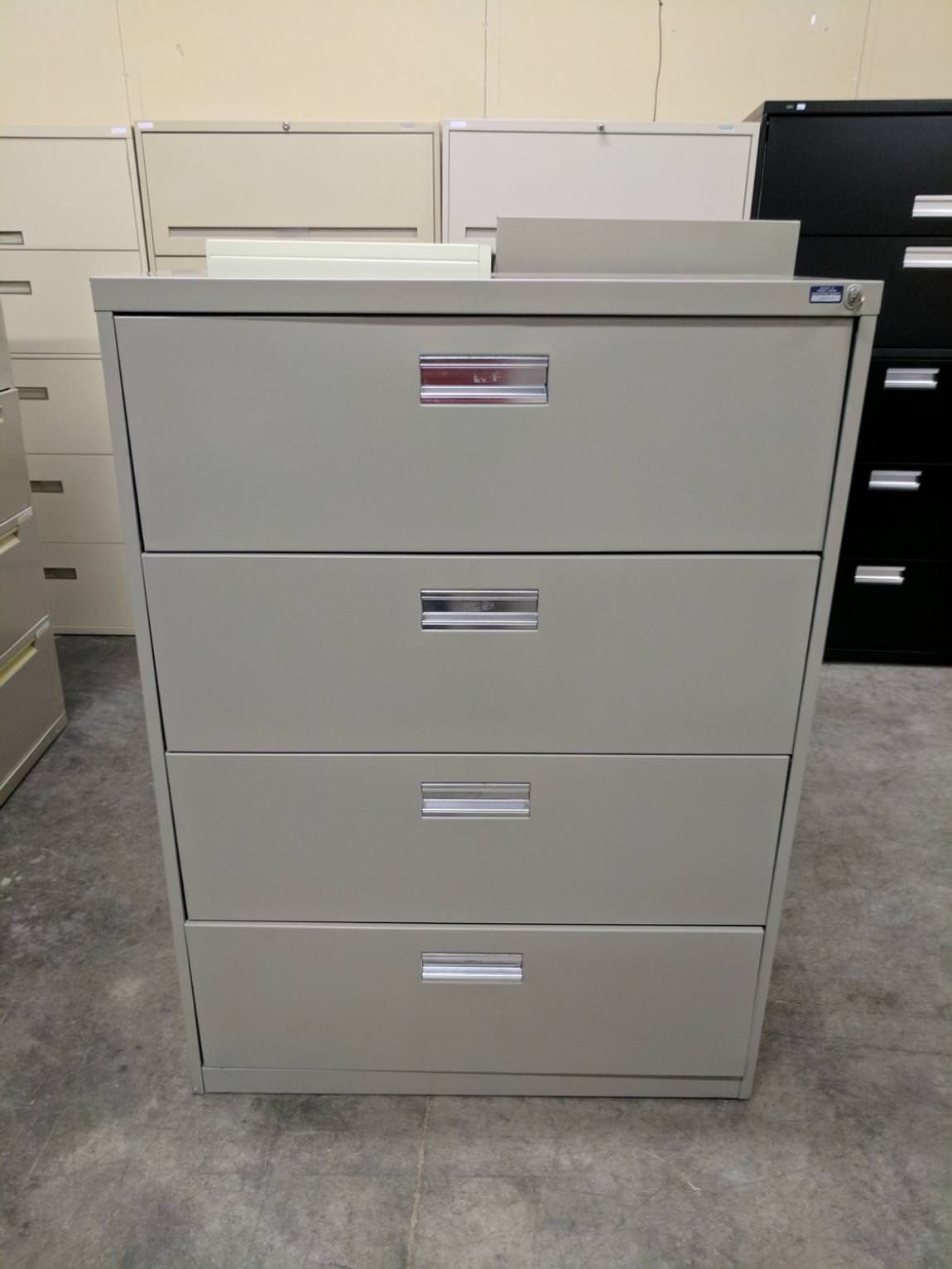 Gray HON 4 Drawer Lateral File Lateral File