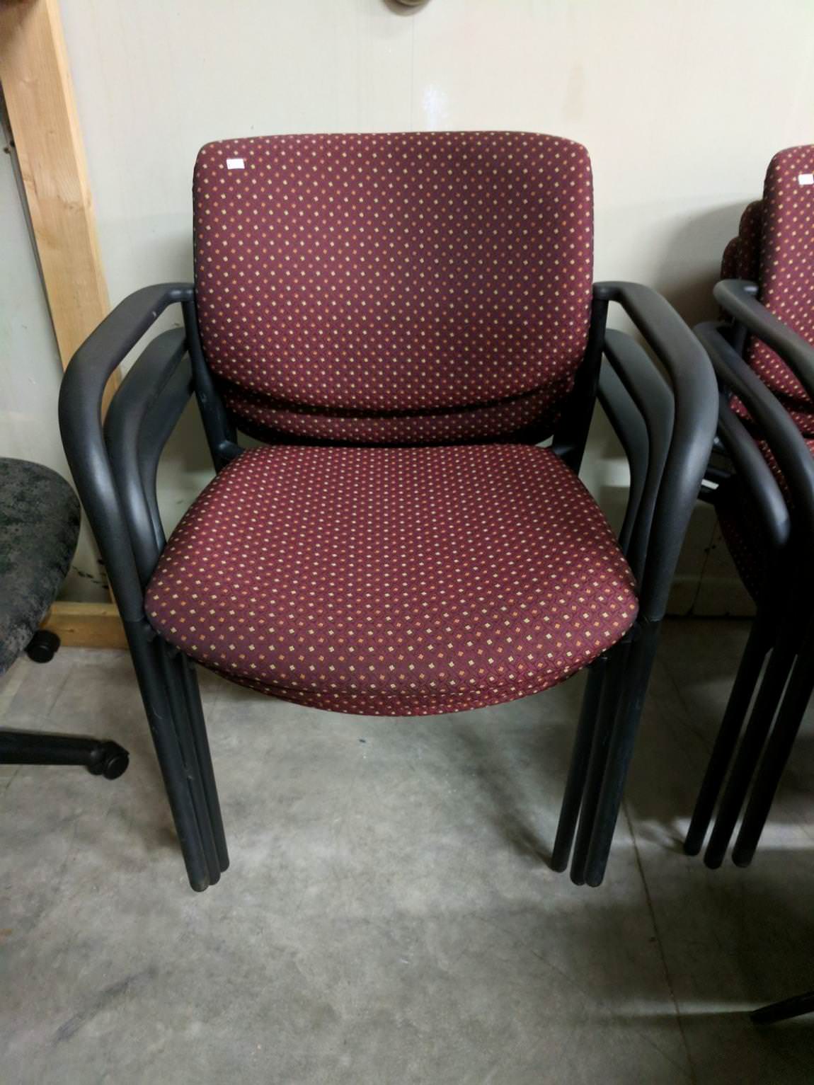 Red Stacking Guest Chairs