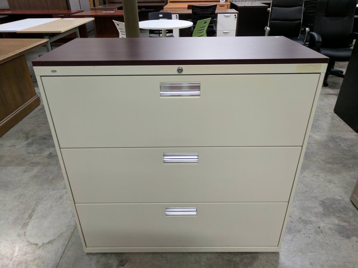 3 Drawer HON Lateral File Cabinet