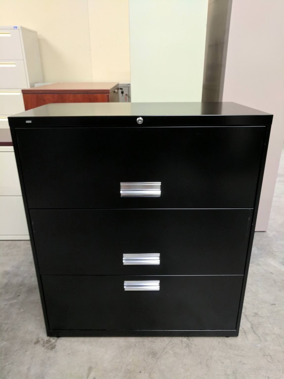 hon lateral file cabinet drawer removal