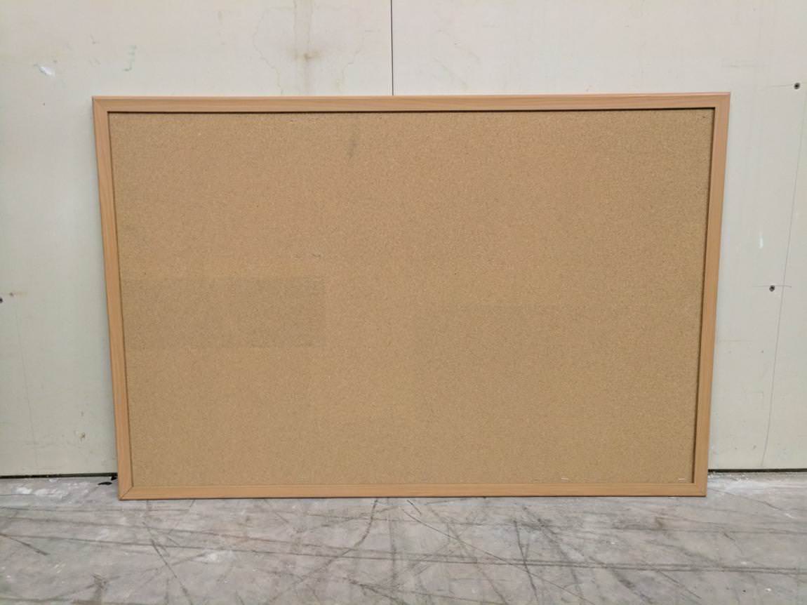 36x24 Cork Bulletin Board with Wood Frame