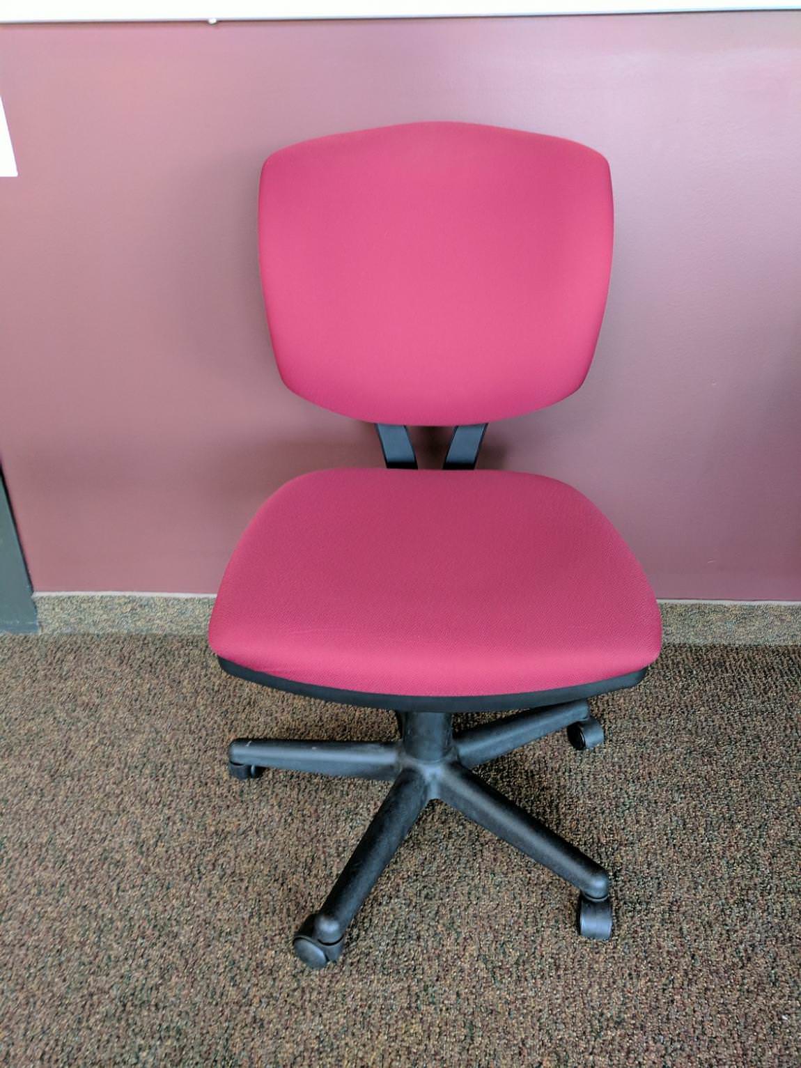 Red Red HON Rolling Office Chairs by HON