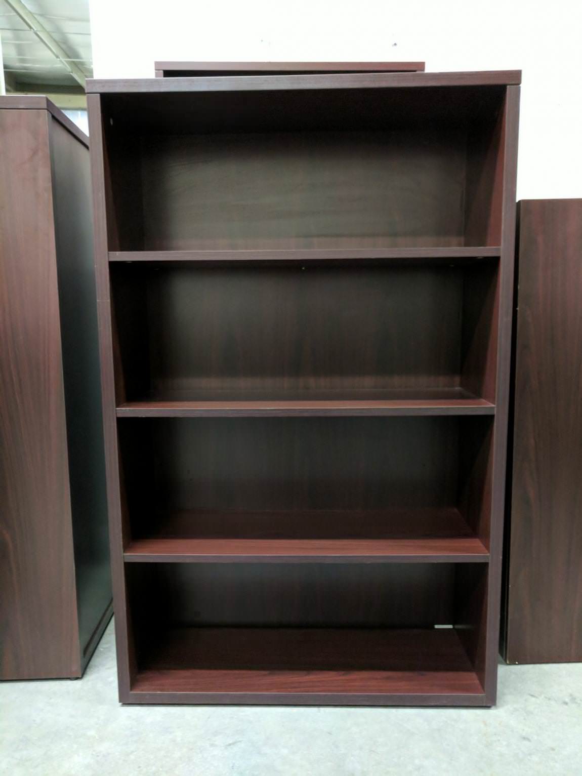 36x57 HON Mahogany Laminate Bookshelf Bookshelf