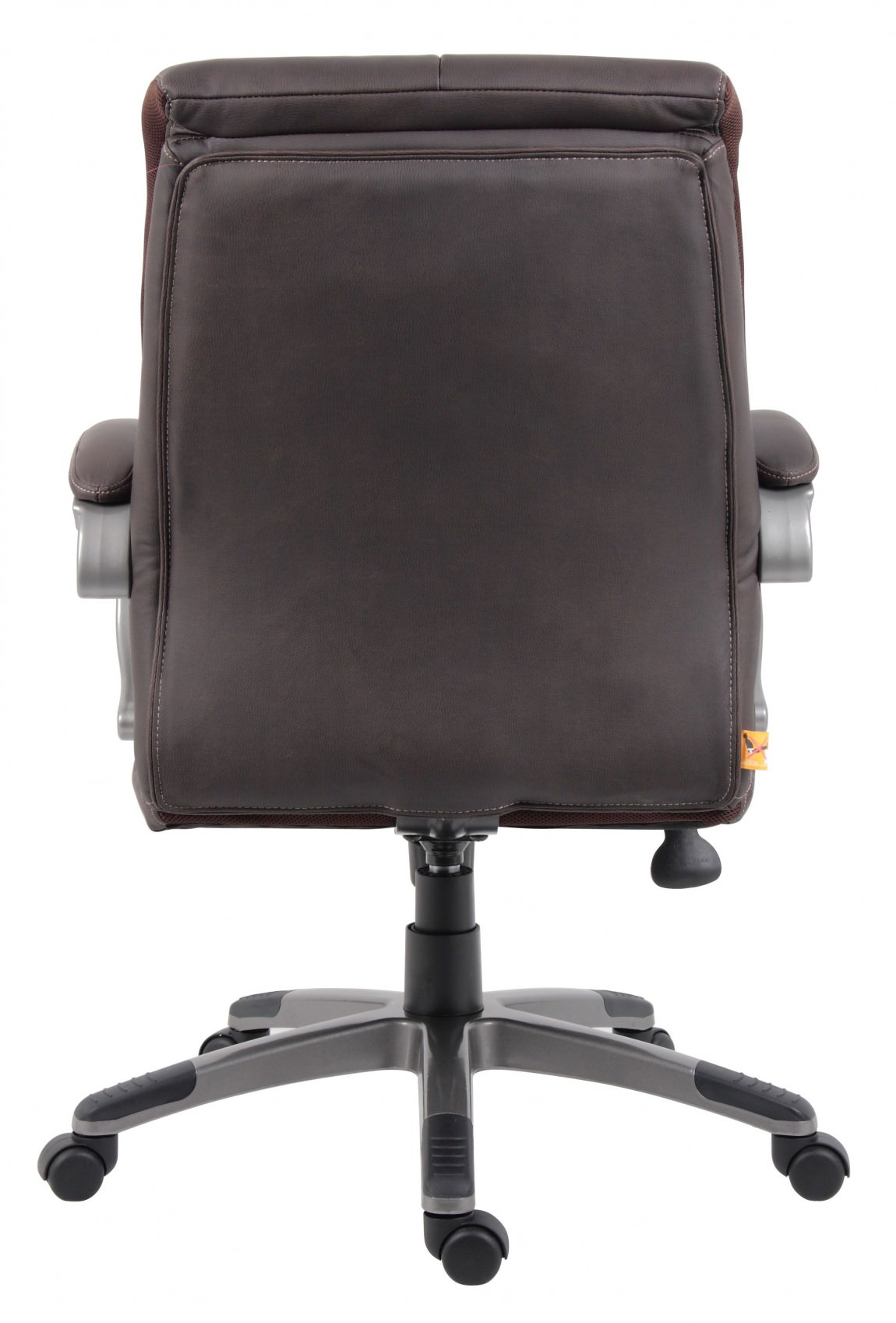 Brown Leather Mid Back Executive Chair