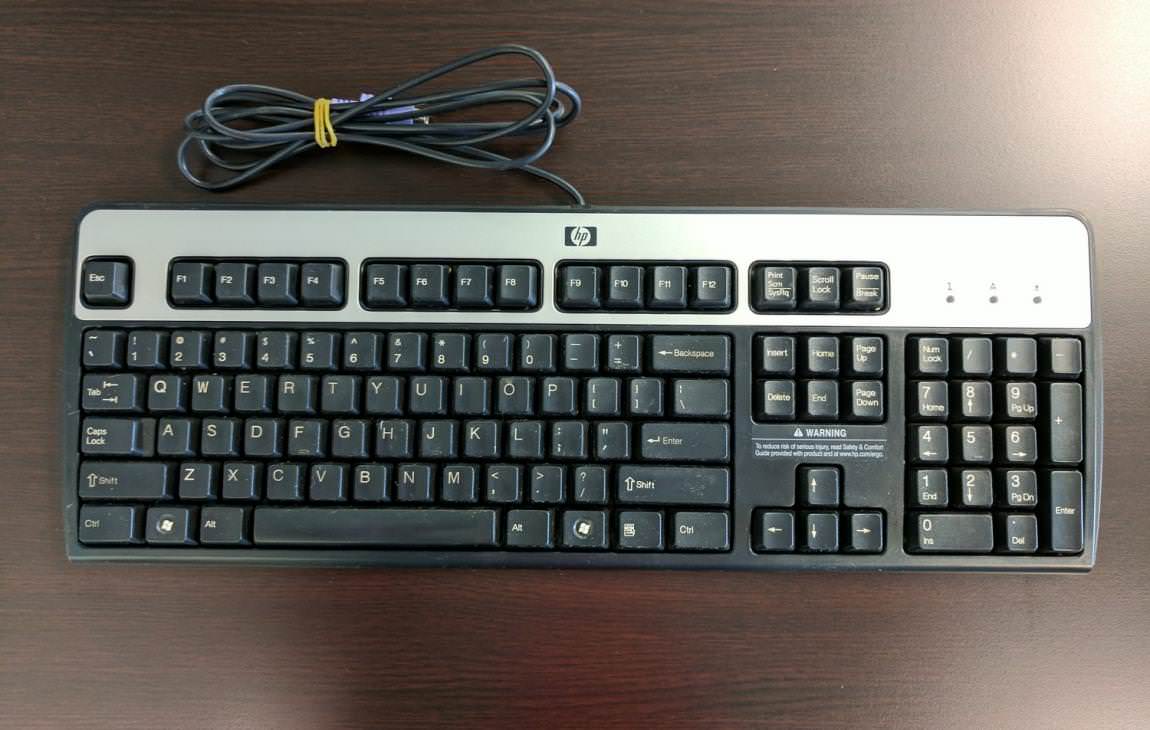 HP KB-0316 PS/2 Wired Keyboard