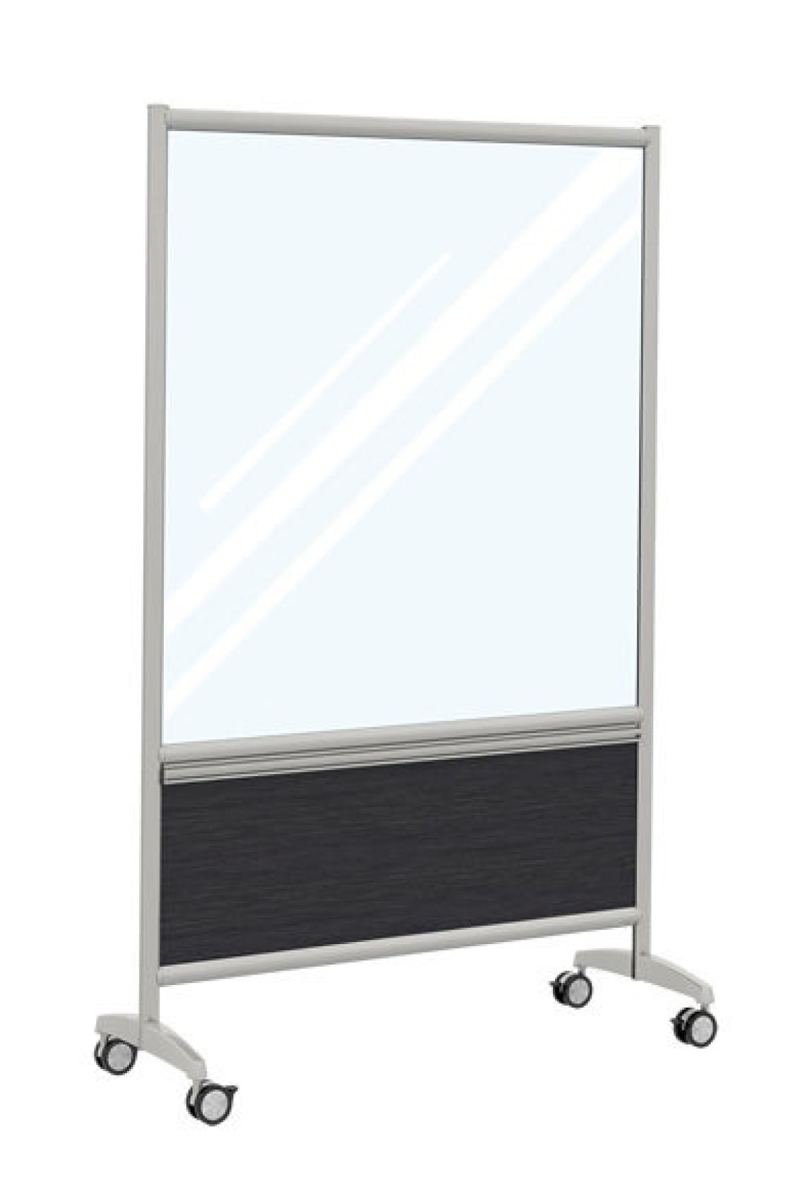  Mobile Glass Dry Erase Board with Rolling Stand - 48x36,  ZHIDIAN Magnetic Movable Large Glass Whiteboard on Wheels, Includes 4  Magnets 2 Markers 1 Eraser : Office Products
