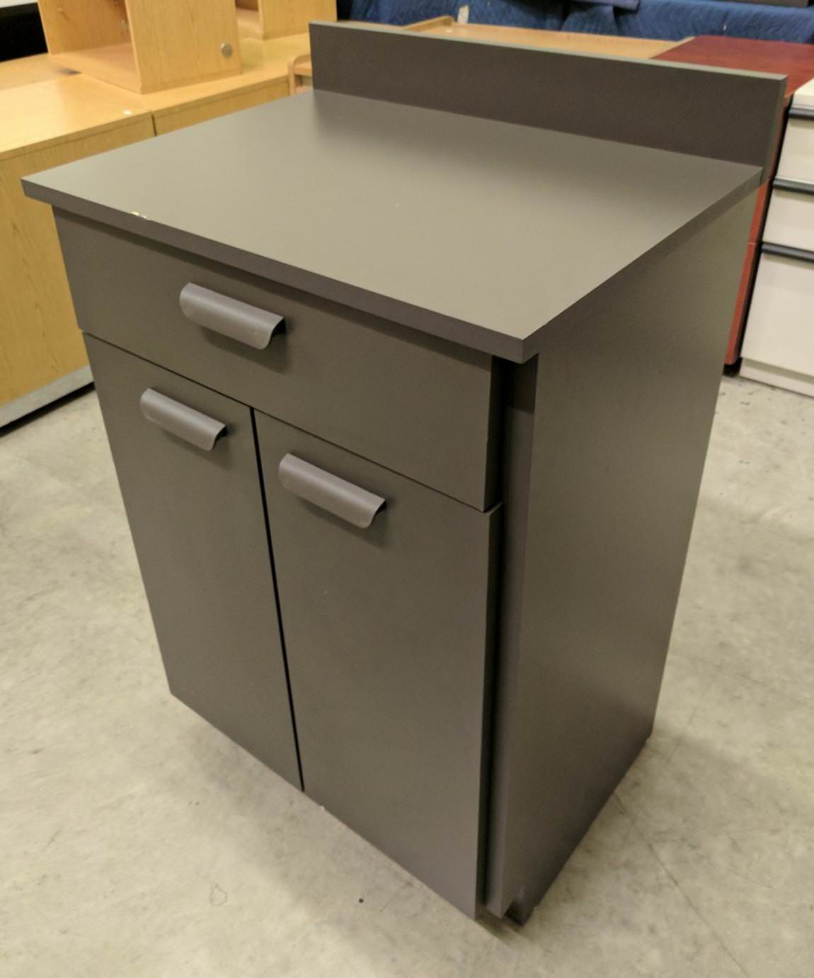 Dark Gray Storage Cabinet