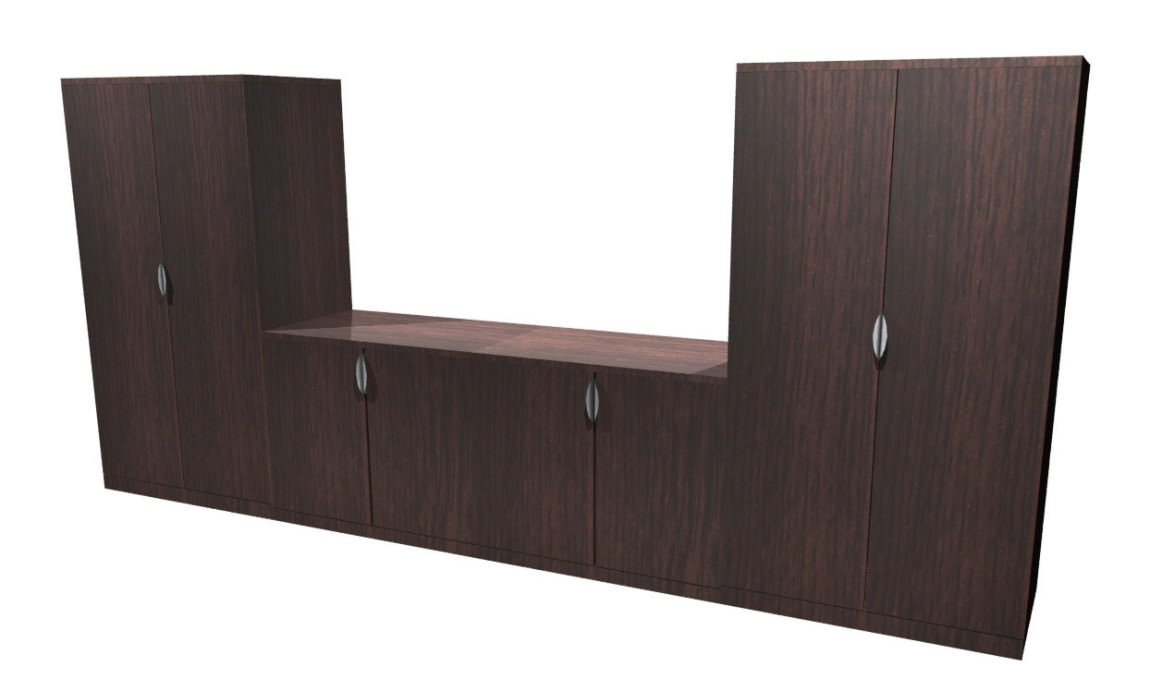 Credenza with Storage Cabinets