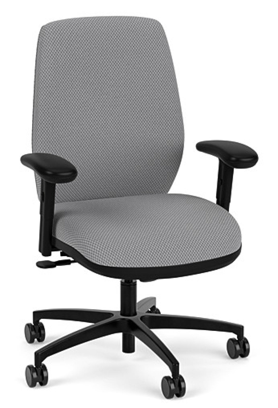Mid Back Office Chair with Arms