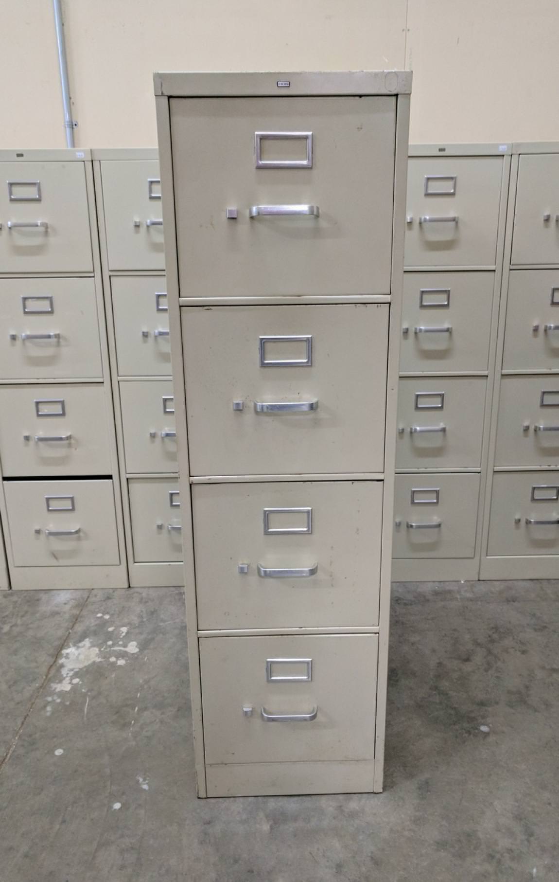 Putty Hon 4 Drawer Vertical File Cabinet