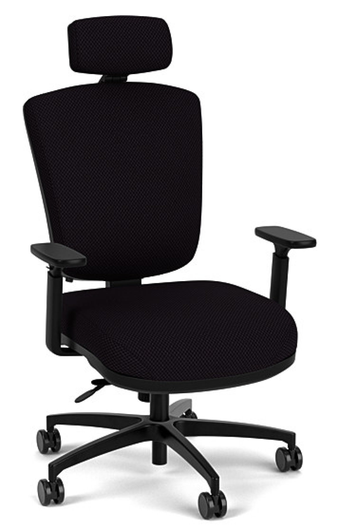 Ergonomic Chair with Lumbar Support and Headrest