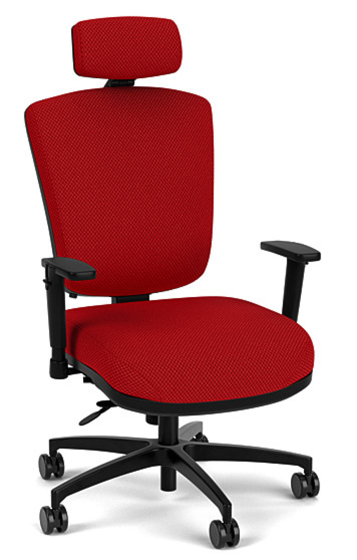 Ergonomic Chair with Lumbar Support and Headrest