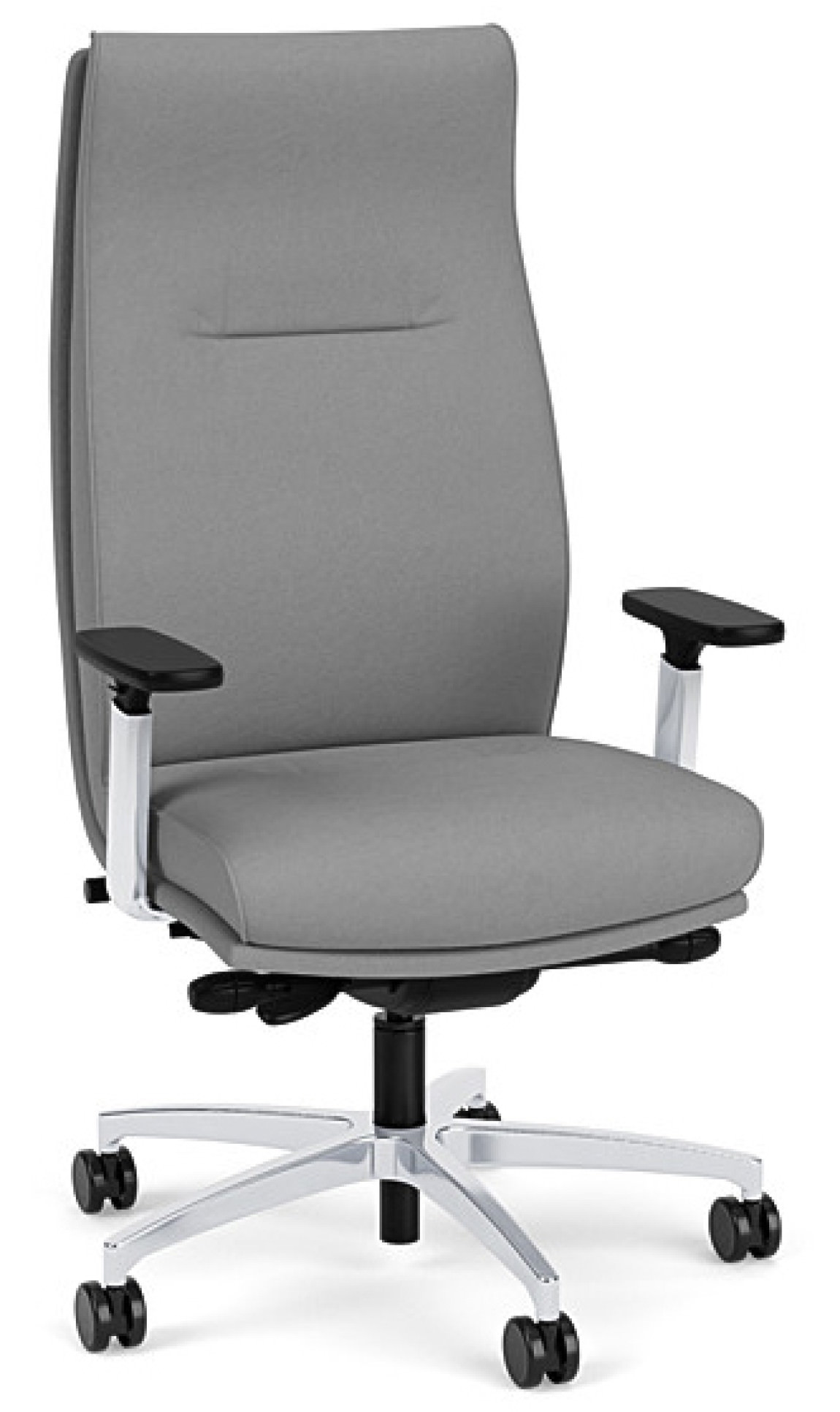 Leather Executive High Back Chair with Lumbar Support