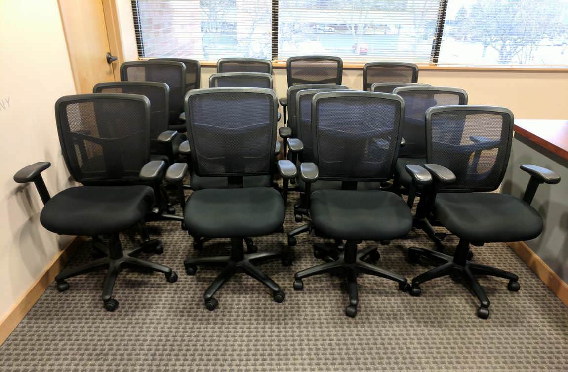 Harmony Collection Rolling Office Mesh Back Task Chairs