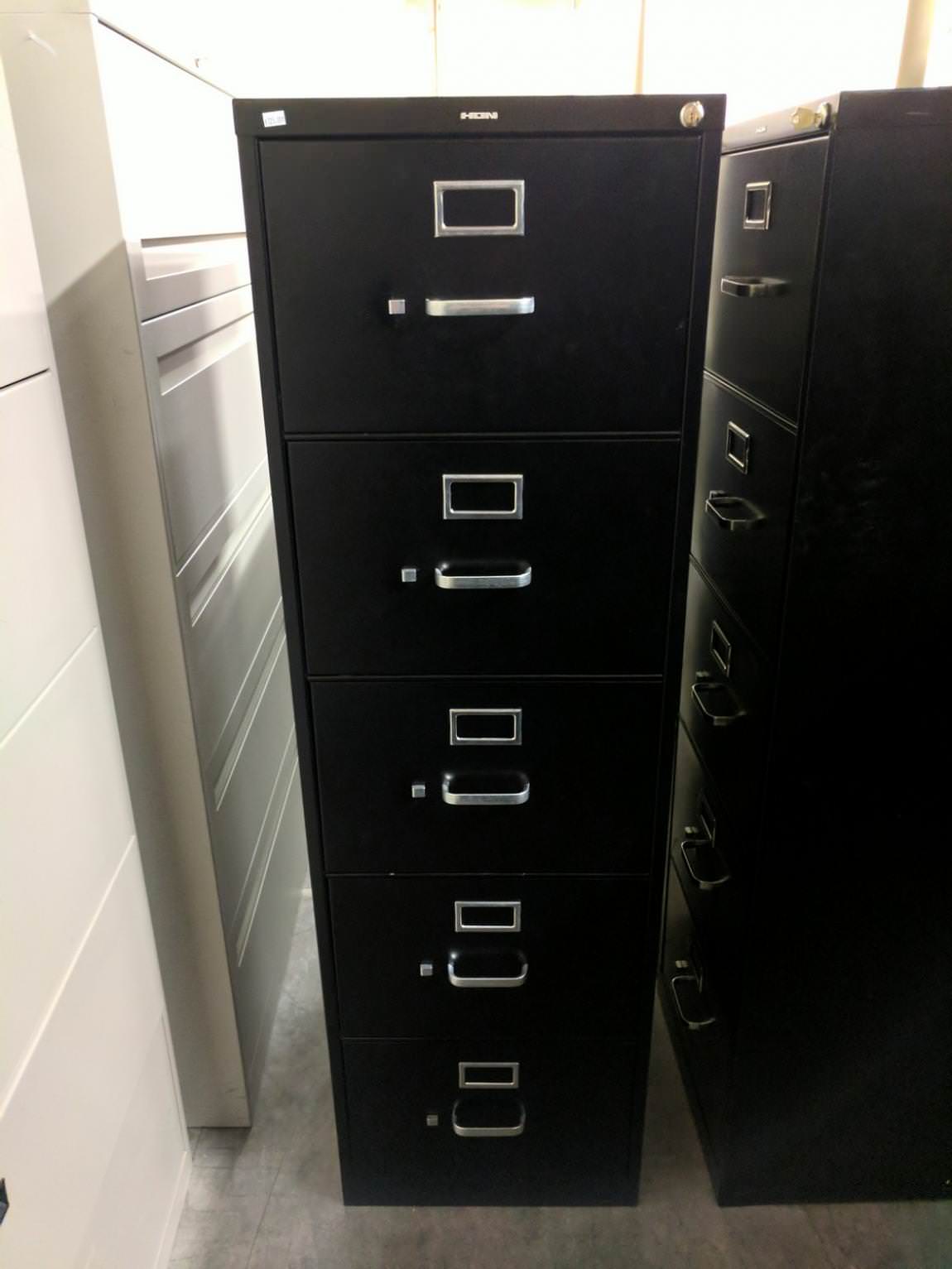 how to remove drawers from hon lateral filing cabinet