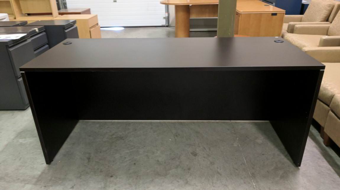 Dark Walnut Laminate Desk