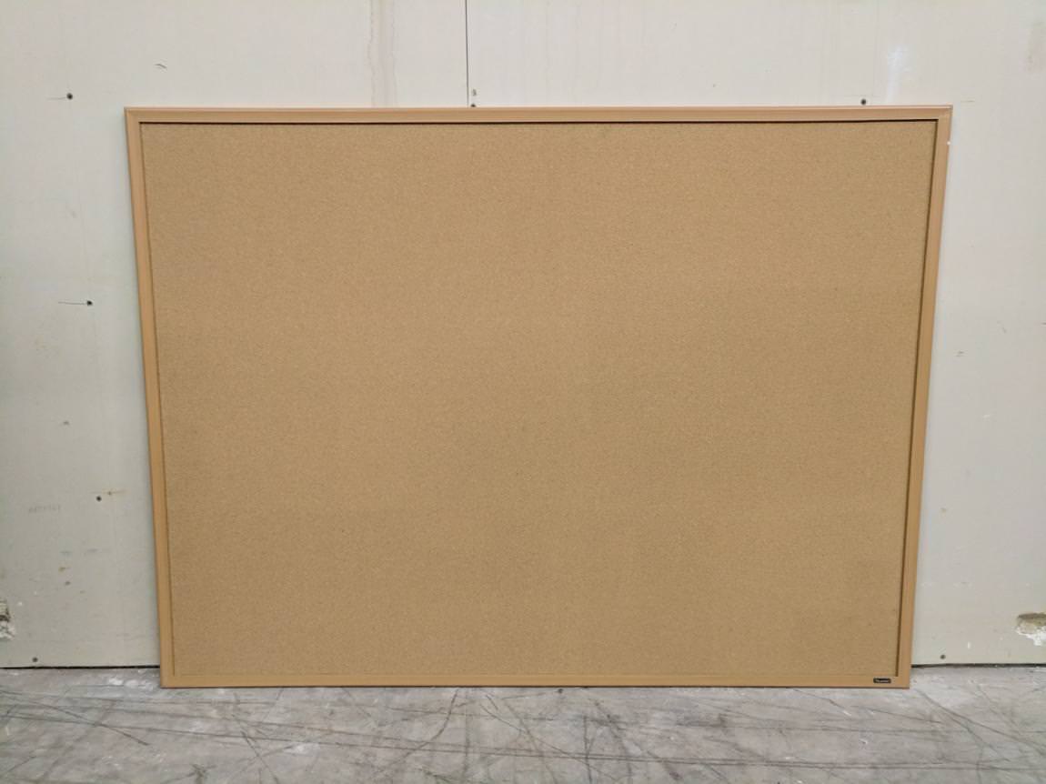 48x36 Quartet Bulletin Board with Wood Frame