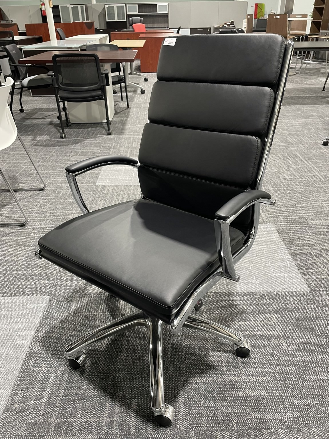 Black Conference Room Chairs - 7 Available