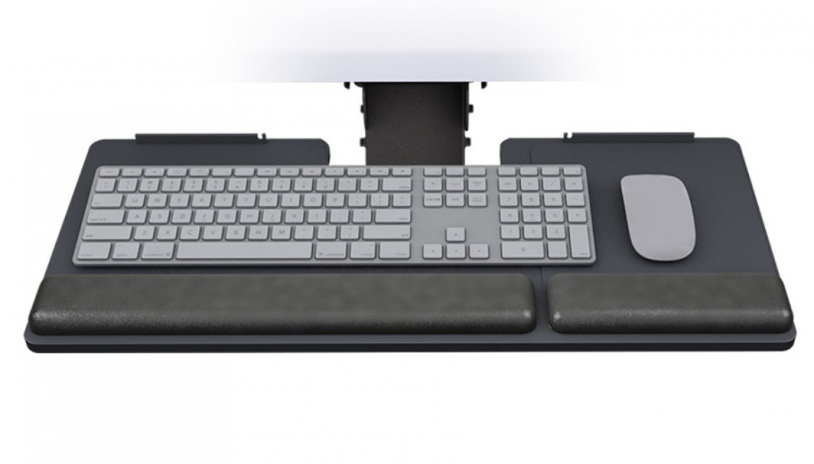 Under Table Keyboard Tray for Height Adjustable Desks